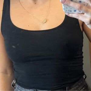 American Eagle Outfitters Black Tank Top